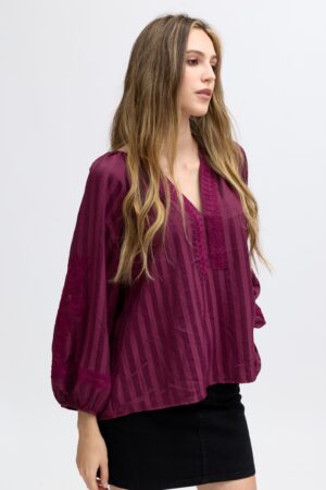 Blouse à Rayures | TOP3391